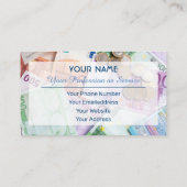 Voor professionele accountants en financiële desku visitekaartje (Achterkant)