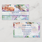 Voor professionele accountants en financiële desku visitekaartje (Voorkant / Achterkant)