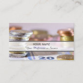 Voor professionele bankiers of financiële deskundi visitekaartje (Voorkant)