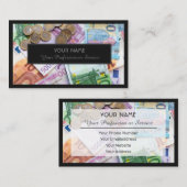 Voor professionele bankiers of financiële deskundi visitekaartje (Voorkant / Achterkant)