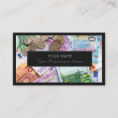 Voor professionele bankiers of financiële deskundi visitekaartje (Voorkant)