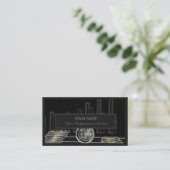 Voor professionele bankiers of financiële experts visitekaartje (Staand voorkant)