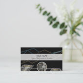 Voor professionele bankiers of financiële experts visitekaartje (Staand voorkant)