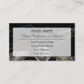 Voor professionele bankiers of financiële experts visitekaartje (Achterkant)