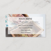 Voor professionele bankiers of financiële experts visitekaartje (Achterkant)