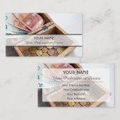 Voor professionele bankiers of financiële experts visitekaartje (Voorkant / Achterkant)
