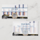 Voor professionele bankiers of financiële experts visitekaartje (Voorkant / Achterkant)