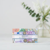 Voor professionele bankiers of financiële speciali visitekaartje (Staand voorkant)