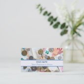 Voor professionele bankiers of financiële speciali visitekaartje (Staand voorkant)