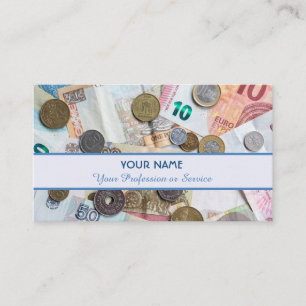 Voor professionele bankiers of financiële speciali visitekaartje