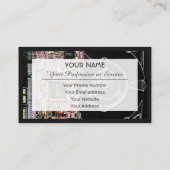 Voor professionele experts op het gebied van compu visitekaartje (Achterkant)