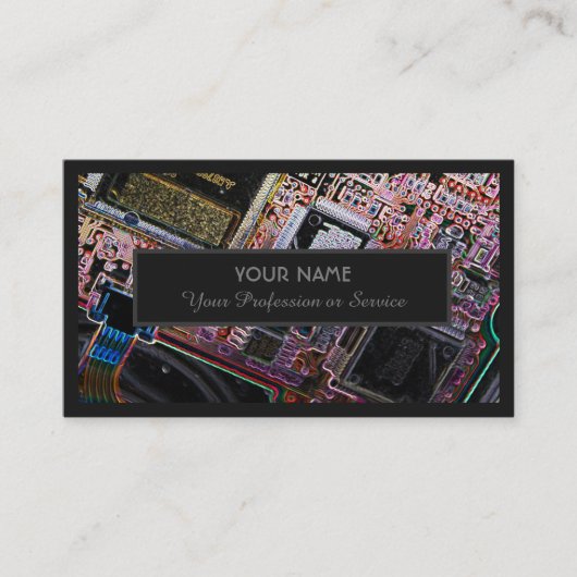 Voor professionele experts op het gebied van compu visitekaartje (Voorkant)