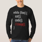 voor programmeur softwareontwikkelaar computertech t-shirt (Voorkant)
