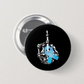 Voor prostaatkanker middelvinger prostaatkanker ronde button 5,7 cm (Voorkant /achterkant)
