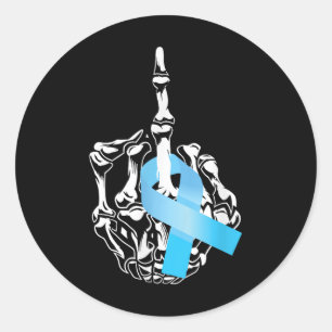 Voor prostaatkanker middelvinger prostaatkanker ronde sticker