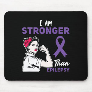Voor Purple Ribbon Warrior en supporters - Epileps Muismat