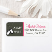 Voor Rachel Army vrouw stickers (Insitu)