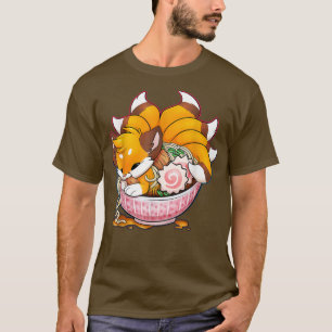 Voor Ramen Japans noedels klinken Kawaii Anime Gif T-shirt