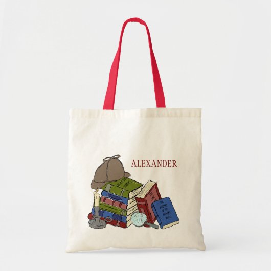 Voor Readers wordt het Mystery Novels Boeken geïll Tote Bag (Voorkant)