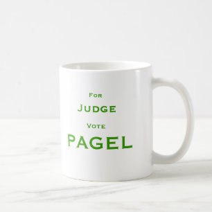 Voor rechter Vote Pagel Koffiemok