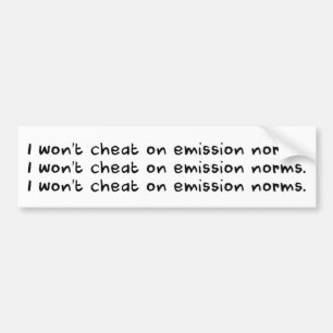 Voor regelkleuring met dieselmotoren - zwarte teks bumpersticker