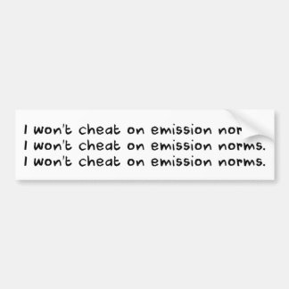 Voor regelkleuring met dieselmotoren - zwarte teks bumpersticker
