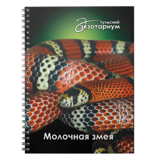 Voor reptielen liefhebbers melkslang notitieboek