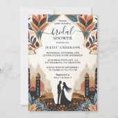 Voor Retro Arabisch Exotisch Bold Damask Vrijgezel Kaart (Voorkant)