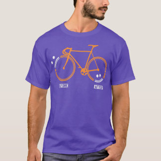 Voor Ride verdrietig na happy Triathlon Downhill c T-shirt