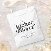 Voor rijkere of slechtere minimalistische huwelijk bedankzakje (Geknipt)