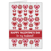 Voor rode rozen van Valentijnse echtgenoot voor kr (Voorkant)