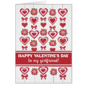 Voor rode rozen van Vriendin Valentijns (Voorkant)