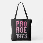 Voor Roe 1973 Tote Bag (Achterkant)