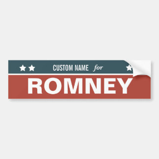  voor Romney Bumpersticker