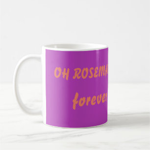 Voor Rosemary een schattig motief op lavendelachte Koffiemok