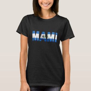 voor Salvadoran Salvadoreno Mami Con El Salvador F T-shirt