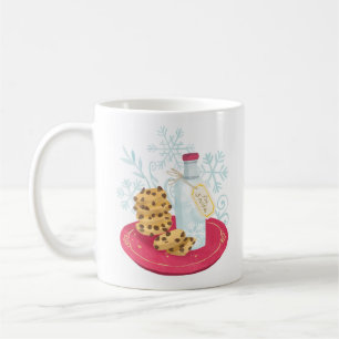 Voor Santa Cookies en Milk Waterverf Koffiemok