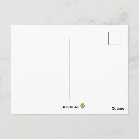 Voor schattige en zoete aardappelen 🍠 briefkaart (Achterkant)