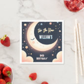 Voor Schattigee Space Night Sky Two The Moon 2nd B Servet (Insitu)