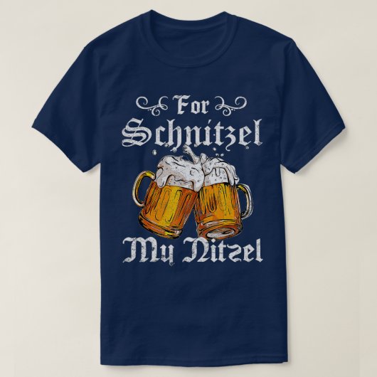 Voor Schnitzel My Nitzel Funny Oktoberfest Gift 8 T-shirt (Design voorkant)