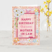 Voor Schoonmoeder, de kaart van de (Gele Bloem)