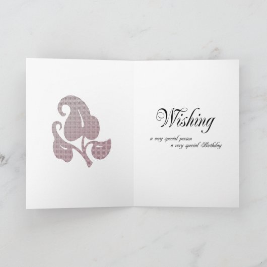 Voor schoonzus, een Cross Stitch verjaardagskaart Kaart (Binnen)