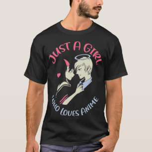 Voor Shoujo Fan een meisje dat van Anime houdt T-shirt