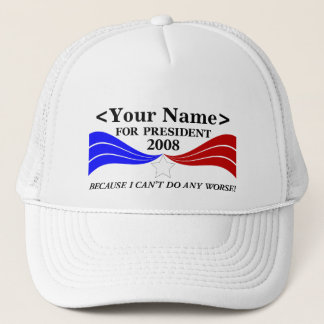 ... voor Sjabloon van Presidenten Trucker Pet