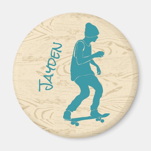 voor skateboarders, grafisch magneet (Voorkant)