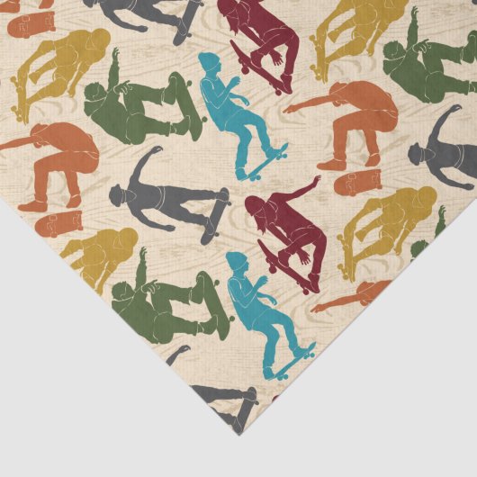 Voor skateboarders Skateboarden Graphics Collage Tissuepapier (Detail)