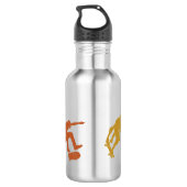 Voor skateboarders Skateboarden Graphics Collage Waterfles (Achterkant)