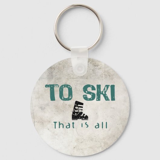 Voor Ski is alles Sleutelhanger (Voorkant)