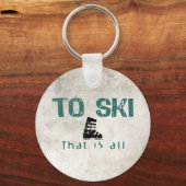 Voor Ski is alles Sleutelhanger (Voorkant)