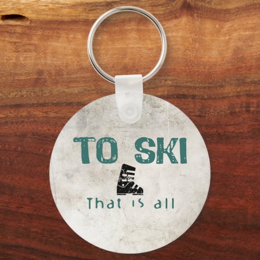 Voor Ski is alles Sleutelhanger (Voorkant)